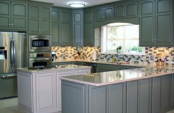 Beautiful kitchen with custom cabinets